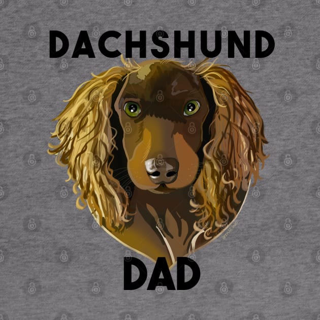 Dachshund Dad by AnnaDreamsArt